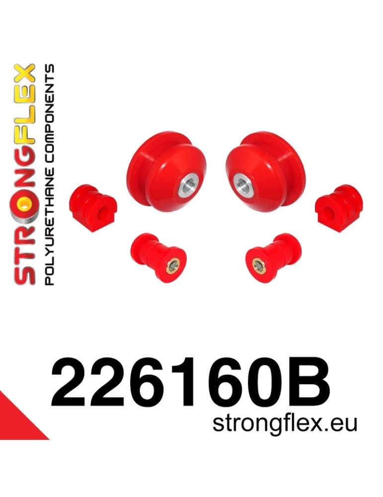 Kit Silent block Polyuréthane Train Avant Audi S1 8X 14-