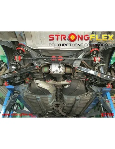  Silent block Polyuréthane SPORT Intérieur Barre de renfort Inférieur Arrière Subaru Impreza IV GP GJ (11-16)
