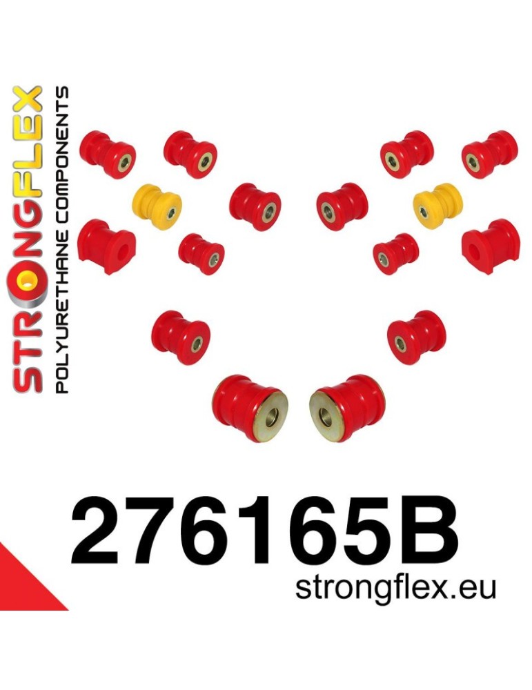 Kit Silent block Polyuréthane Train Avant Subaru Impreza WRX & STI GH GR 08-11Subaru Impreza WRX & STI GP GJ 12
