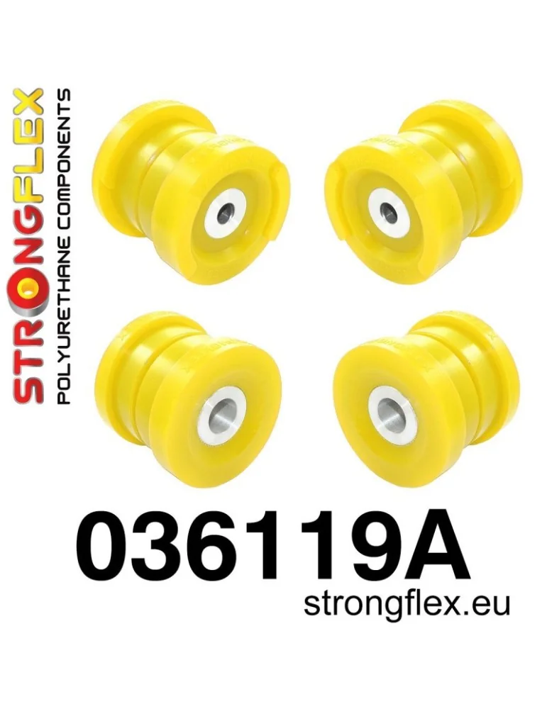  Silent block Polyuréthane Train Support Arrière kit SPORT BMW E46 98-
