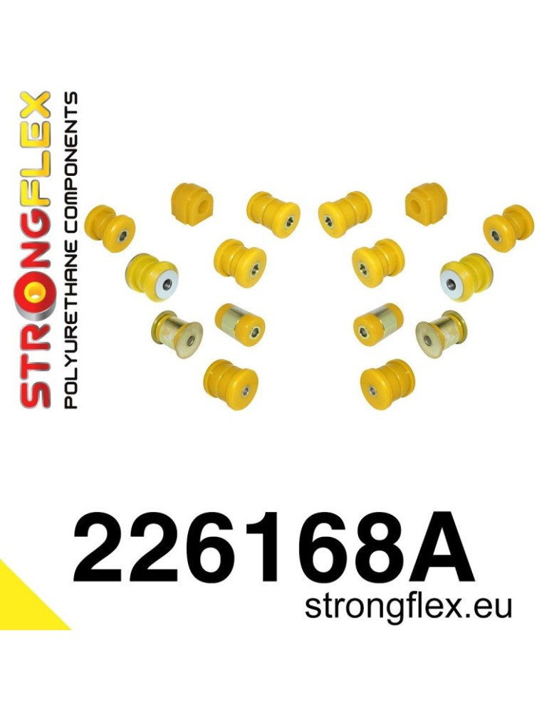 Kit SPORT Silent block Polyuréthane Train Avant et Arrière Volkswagen Passat CC 09-
