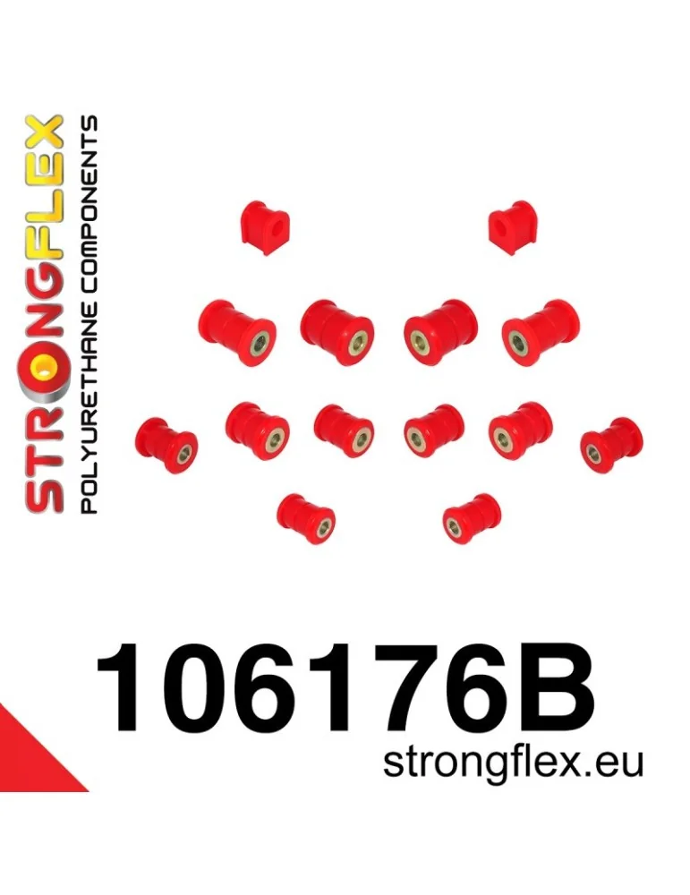 Kit Silent block Polyuréthane Train Avant et Arrière Mazda RX-8 (03-12) SE3P