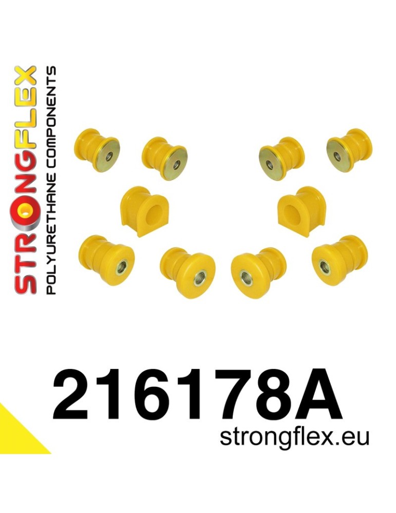 Kit SPORT Silent block Polyuréthane Train Avant Toyota / Lexus Soarer SC300 SC400 91-00