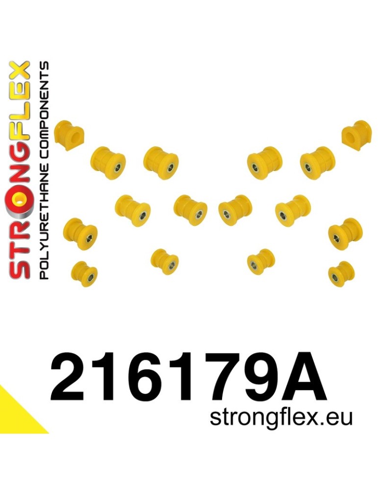 Kit SPORT Silent block Polyuréthane Train Avant et Arrière Toyota Supra 93-02Toyota / Lexus Soarer SC300 SC400 91-00