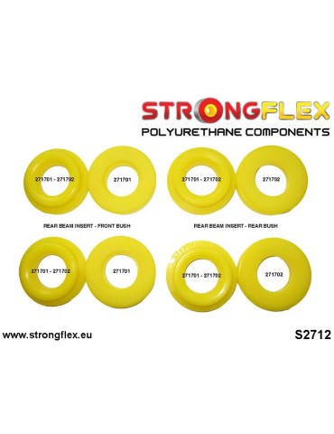  Train Support Inserts kit SPORT Arrière Toyota GT86