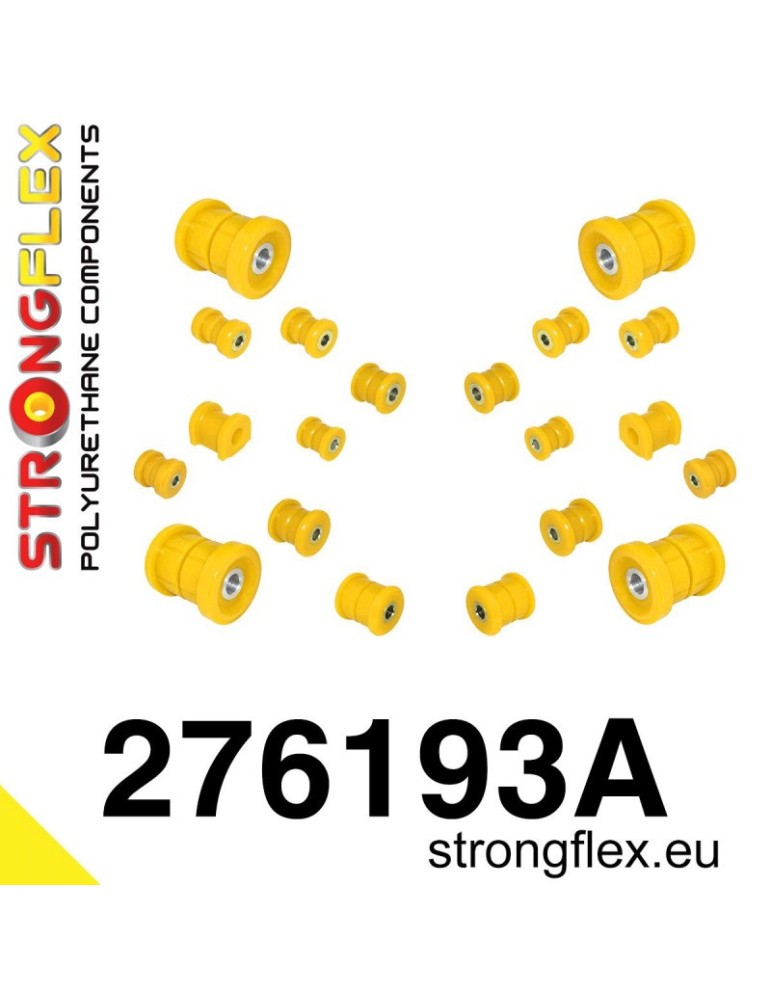 Kit SPORT Silent block Polyuréthane Train Avant et Arrière Toyota GT86