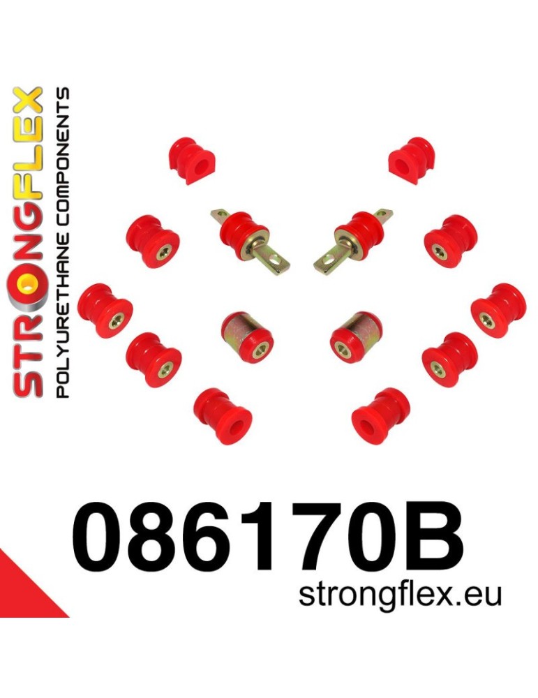 Kit Silent block Polyuréthane Train Avant et Arrière Honda Integra DC5 01-06
