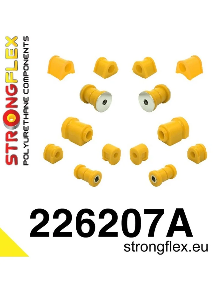  Kit SPORT Suspension Silent block Polyuréthane  Volkswagen Scirocco I (74-81)
