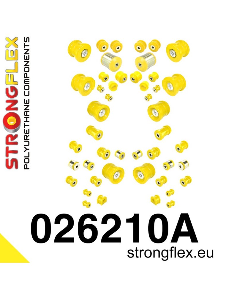 Silent block Polyuréthane kit SPORT Train de Suspension Audi A6 C6 04-11 Quattro & Allroad