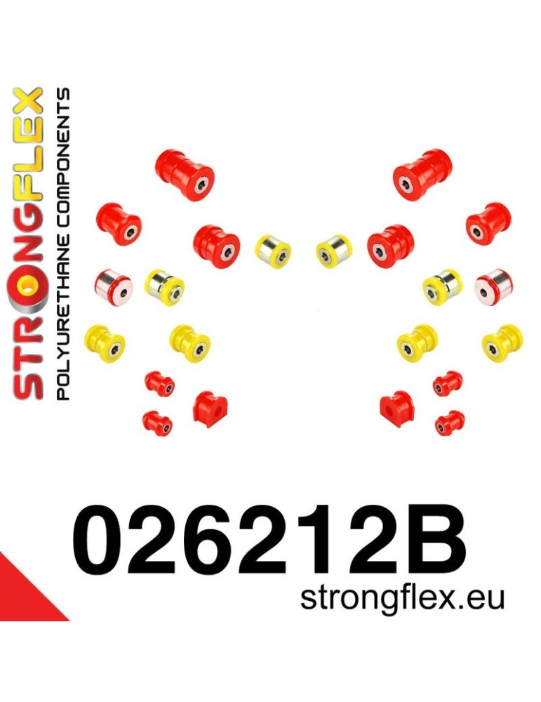 Kit Silent block Polyuréthane Train Avant et Arrière Audi RS6 C6 04-11