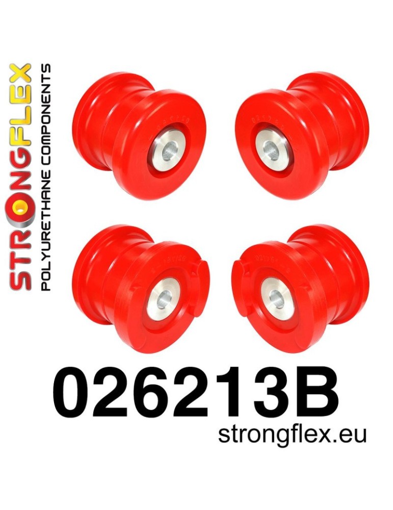 Silent block Polyuréthane kit Berceau Avant Audi A6 C6 04-11 2 Roues motrices
