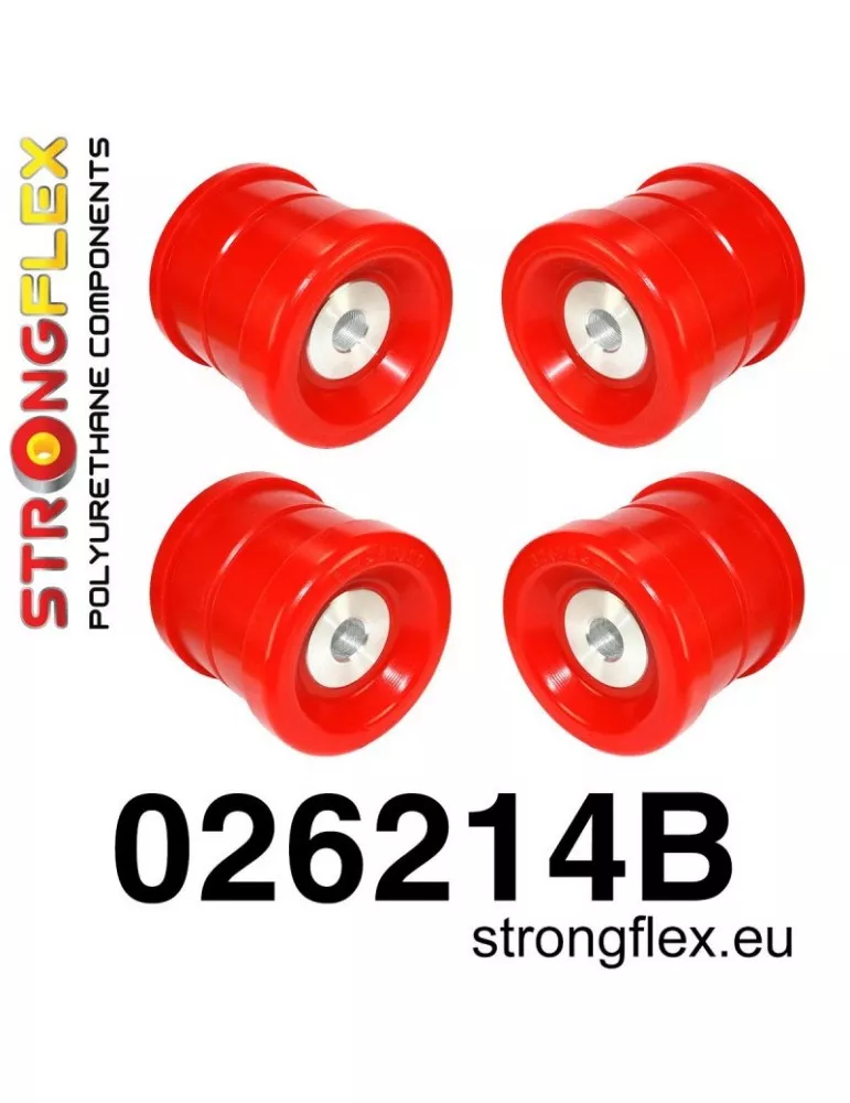  Kit Silent block Polyuréthane Berceau Arrière Audi A4 II (01-05) B6 / 8E 8H Quattro
