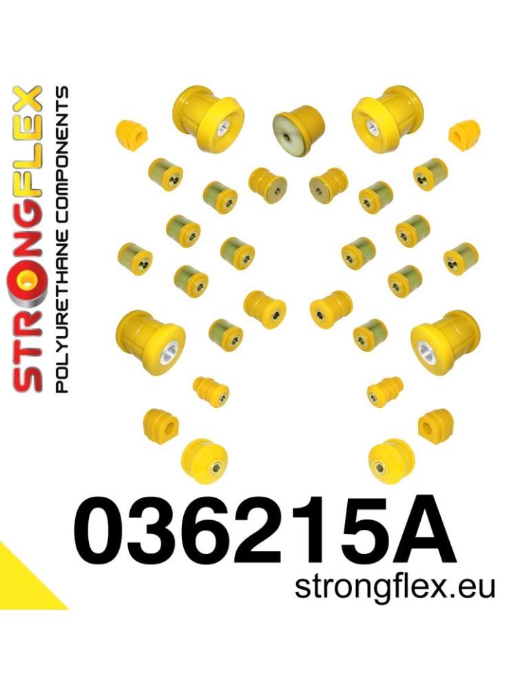 Silent block Polyuréthane kit SPORT Train de Suspension BMW 1 - E81 E82 E87 E88
