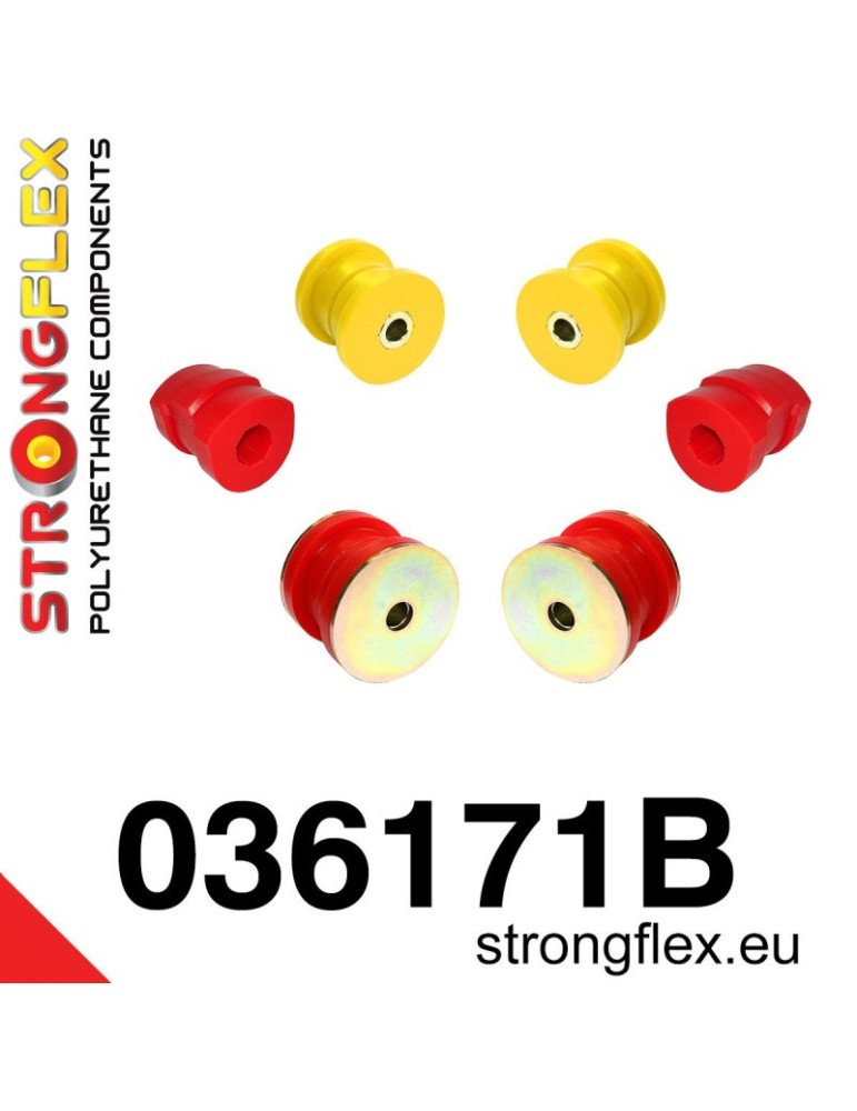 Kit Silent block Polyuréthane Train Avant BMW BMW E34 88-97