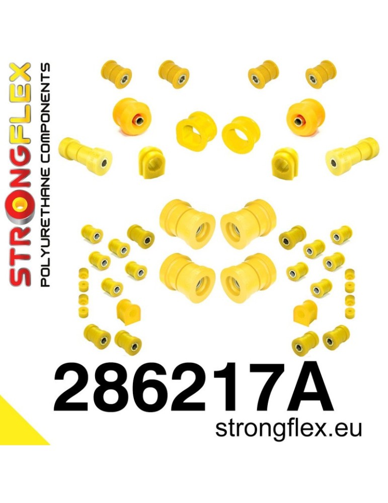 Kit Silent block Polyuréthane Train Avant R33 R34 SPORT Nissan Skyline R34