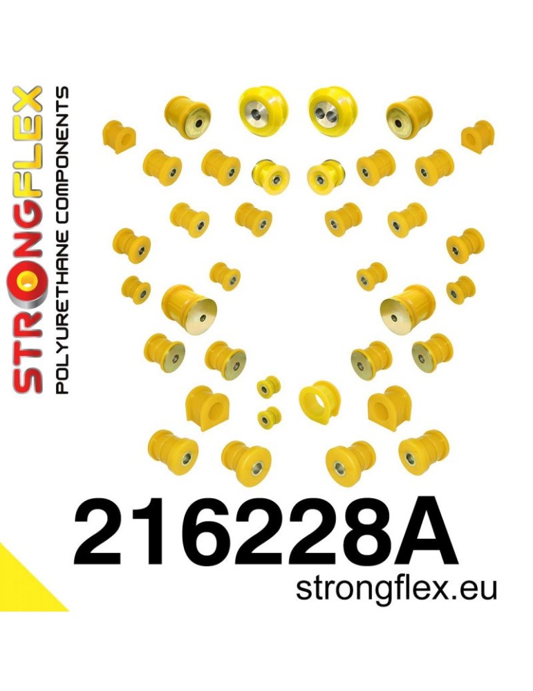 Silent block Polyuréthane kit SPORT Train de Suspension Toyota Supra 93-02Toyota / Lexus Soarer SC300 SC400 91-00