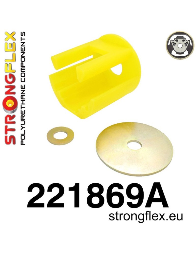  Support de boite de vitesse avec insert SPORT Inférieur Passat B7 10-14