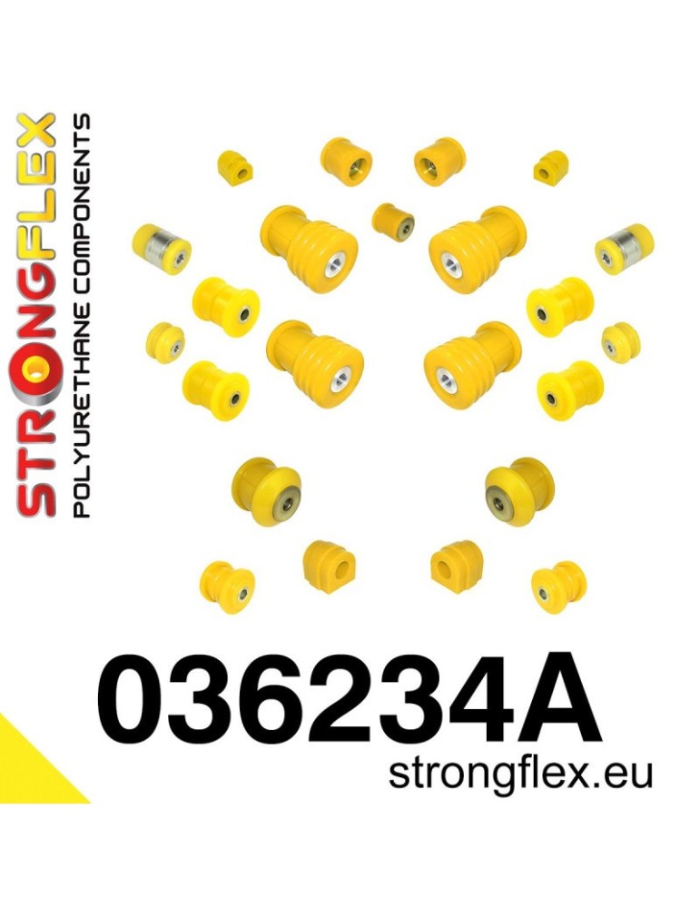 Kit Silent block Polyuréthane Train Avant E39 Touring SPORT BMW E39 Touring 95-03