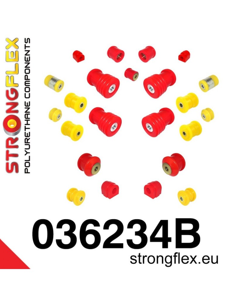 Kit Silent block Polyuréthane Train Avant E39 Touring BMW E39 Touring 95-03