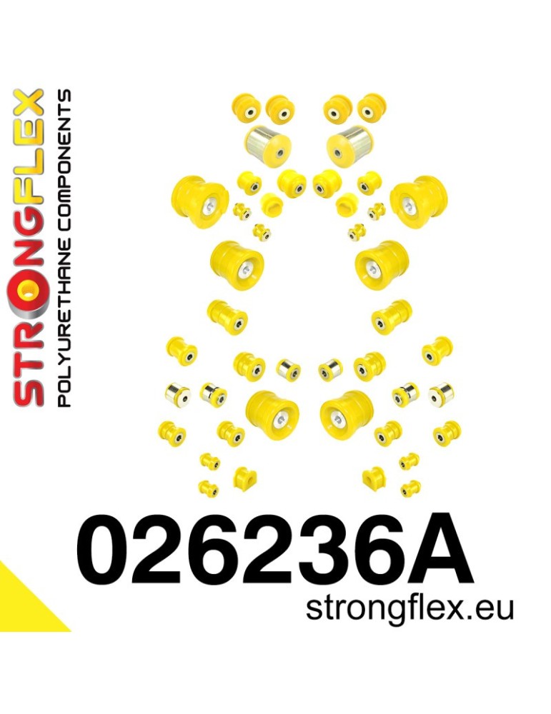 Silent block Polyuréthane kit SPORT Train de Suspension Audi RS6 C6 04-11