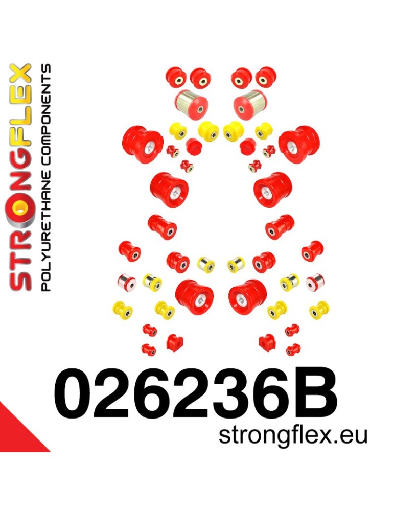Kit Silent block Polyuréthane Train Avant Audi RS6 C6 04-11