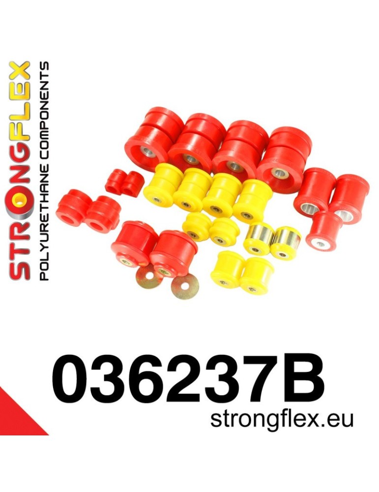 Kit Silent block Polyuréthane Train Avant BMW 7 E38