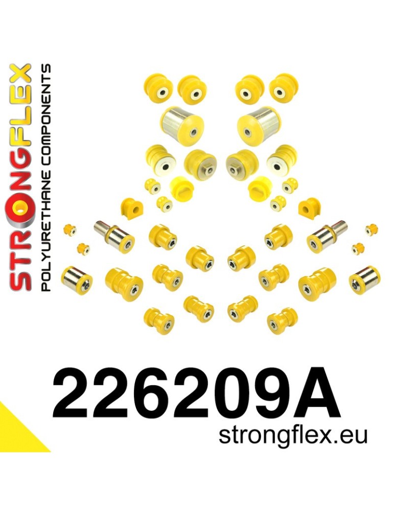 Kit SPORT Suspension Silent block Polyuréthane Audi A6 C5 (S6, RS6) Quattro & Allroad*