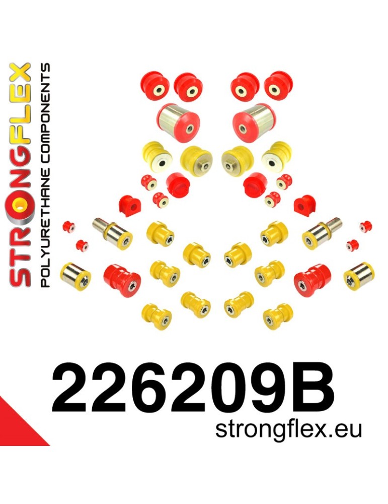 Kit Suspension Silent block Polyuréthane Audi A6 C5 (S6, RS6) Quattro & Allroad*