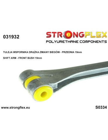  Silent block Polyuréthane 19mm SPORT Bras Avant Shift BMW 1 E81 E82 E87 E88
