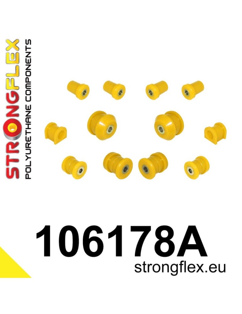 Kit SPORT Silent block Polyuréthane Train Avant Mazda MX-5 NC 05-16