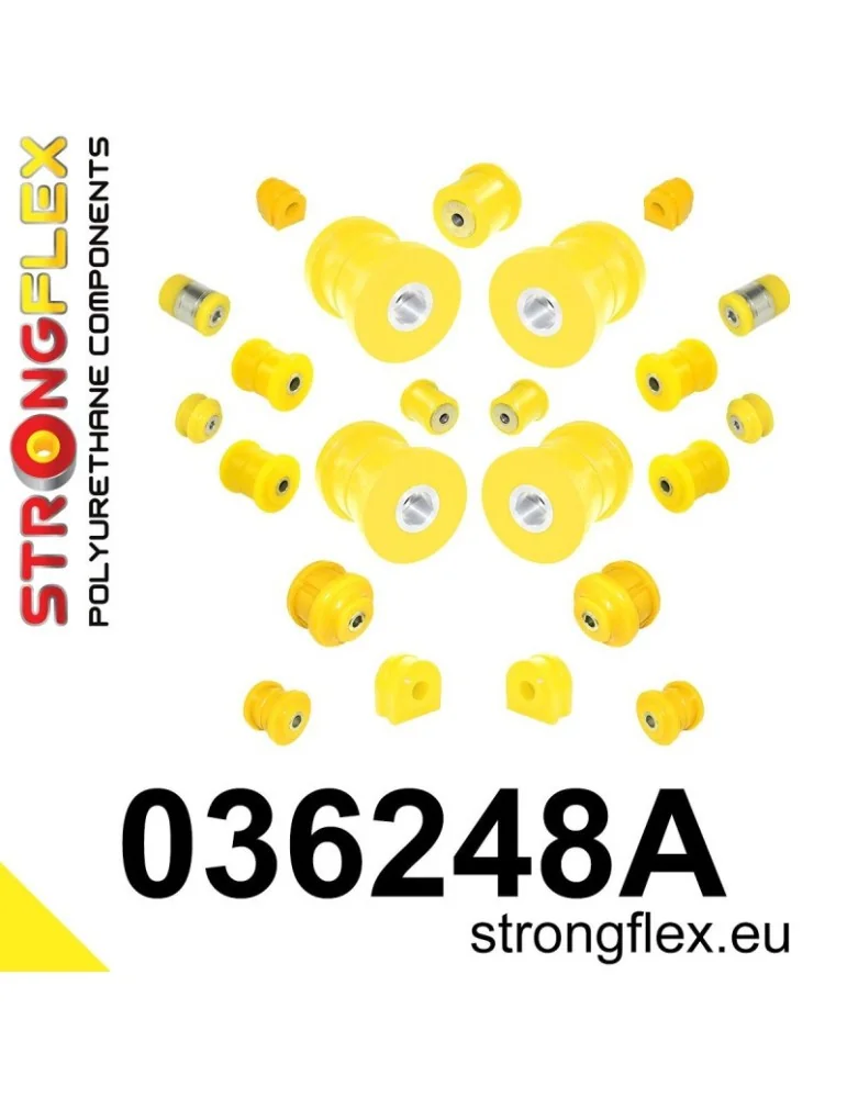 Kit SPORT Suspension Silent block Polyuréthane BMW 6 E63 E64 02-10