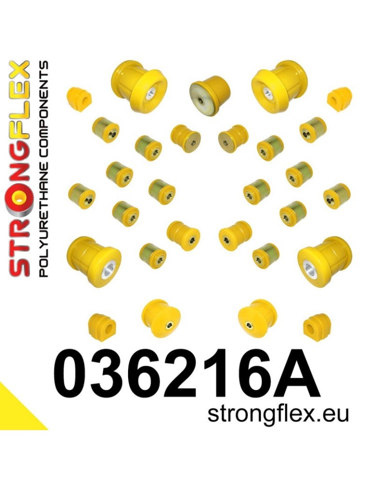 Kit SPORT Suspension Silent block Polyuréthane BMW 3 E90 E91 E92 xi 4x4 05-11