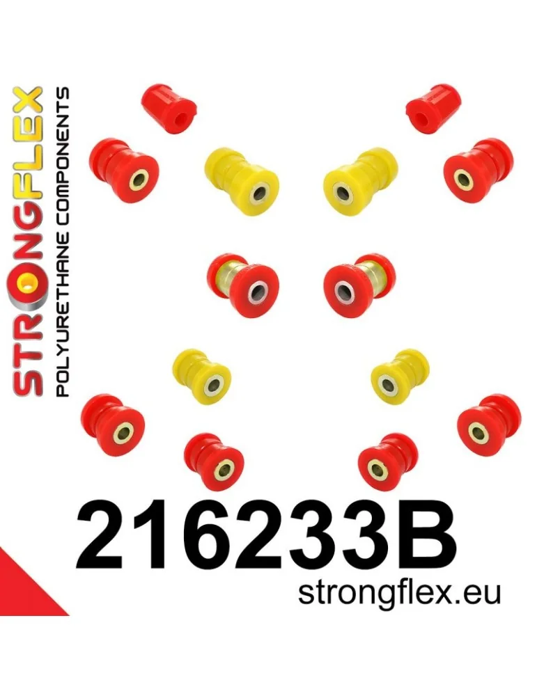 Kit Silent block Polyuréthane Train Avant et Arrière Lexus IS 200/300 99-05
