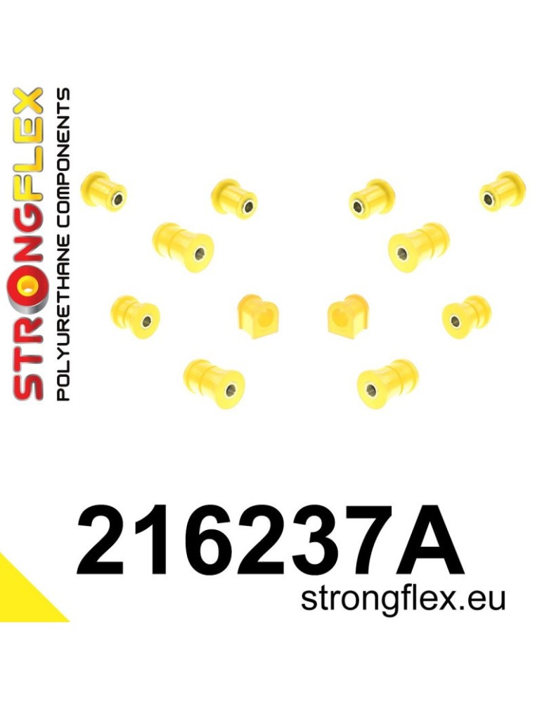 Kit SPORT Silent block Polyuréthane Train Avant Toyota Supra III 86-93