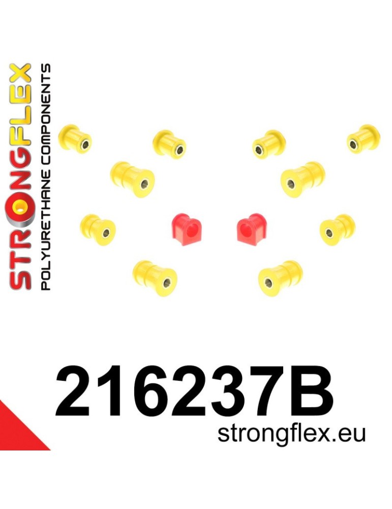 Kit Silent block Polyuréthane Train Avant Toyota Supra III 86-93