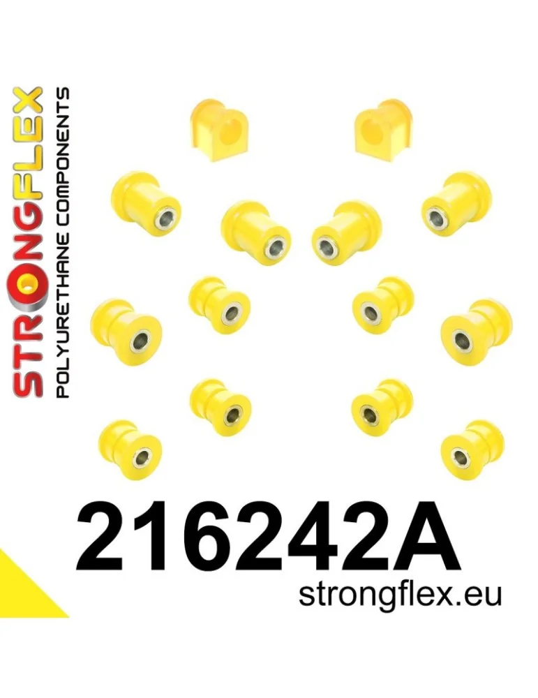 Kit SPORT Silent block Polyuréthane Train Avant et Arrière Toyota Chaser JZX90 92-96