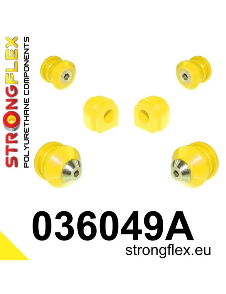  Kit SPORT Silent block Polyuréthane Train Avant BMW 3 Series F30 F31 F34
