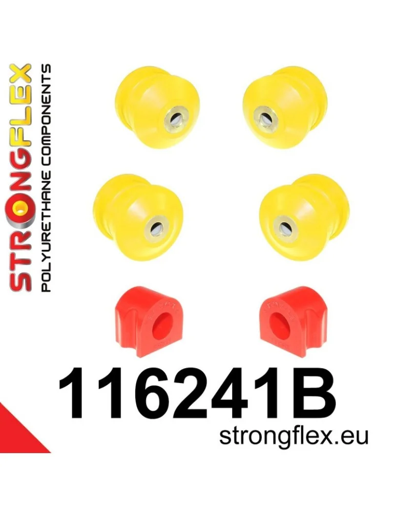  Kit Silent block Polyuréthane Train Avant Mercedes C CLC
