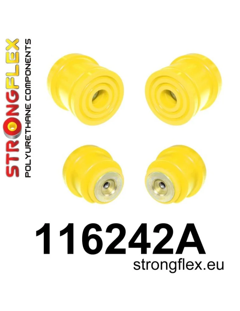 Kit Silent block Polyuréthane SPORT Berceau Arrière Mercedes E W210 4MATIC