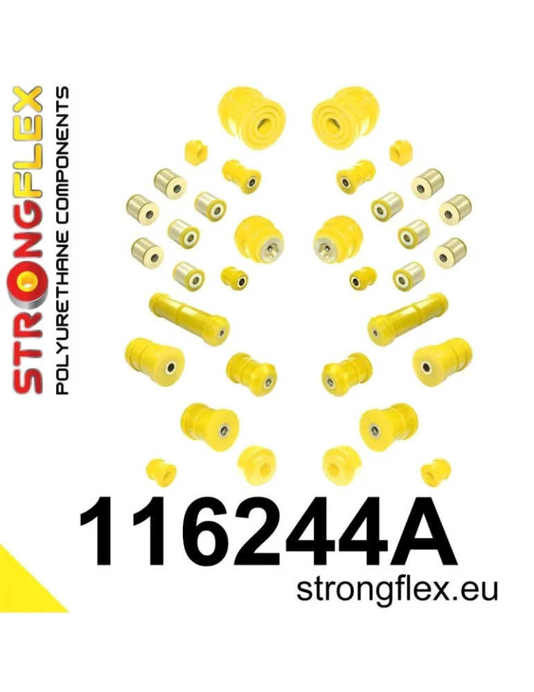 Silent block Polyuréthane kit SPORT Train de Suspension Mercedes E-Class W210 4MATIC