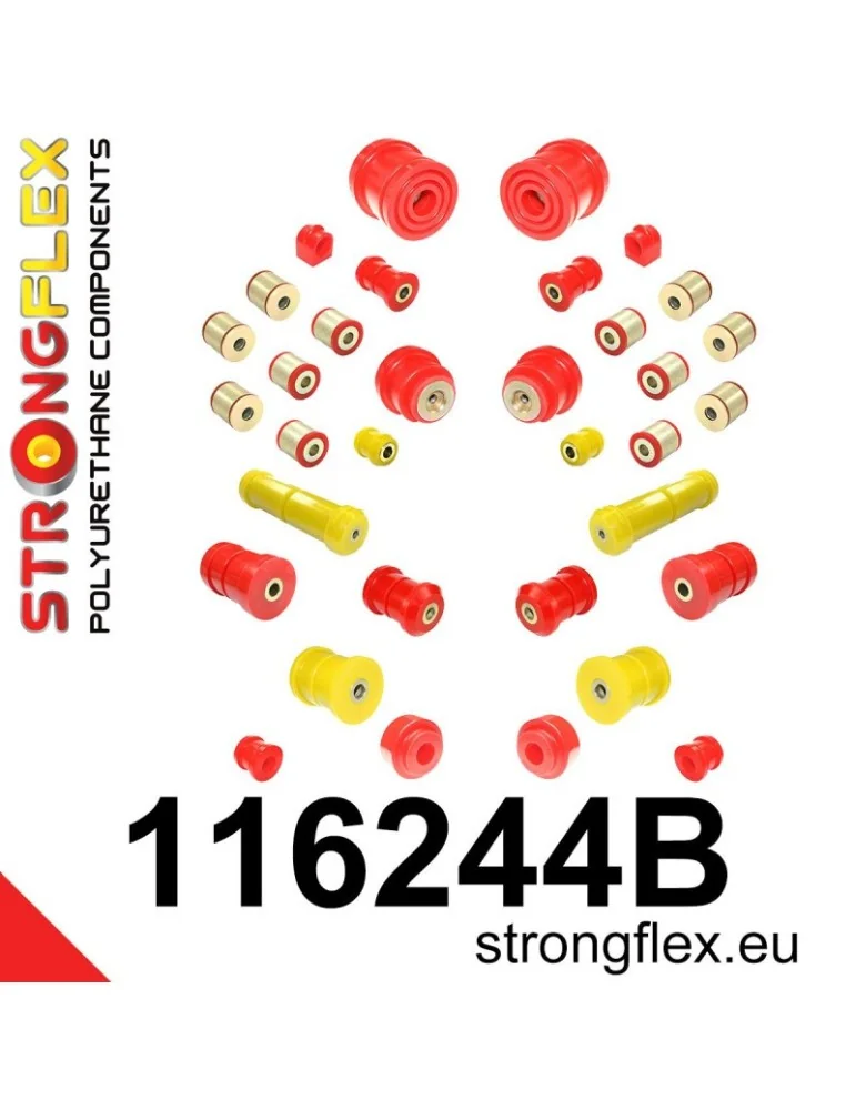 Kit Silent block Polyuréthane Train Avant Mercedes E-Class W210 4MATIC