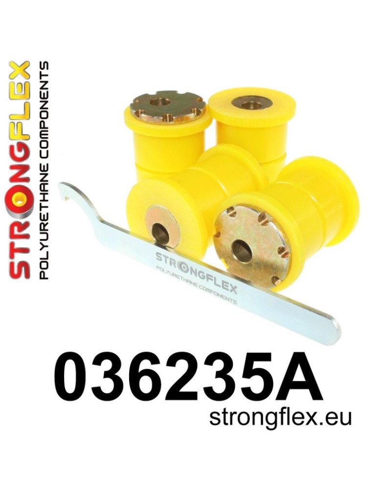  Silent block Polyuréthane Triangle de suspension Arrière kit Excentrique SPORT BMW 5 Series E28 81-88*