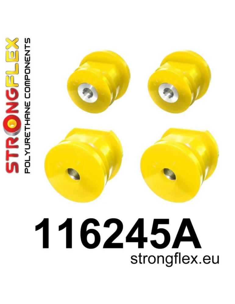  Kit Silent block Polyuréthane SPORT Berceau Arrière Mercedes W201 190 (90-94)
