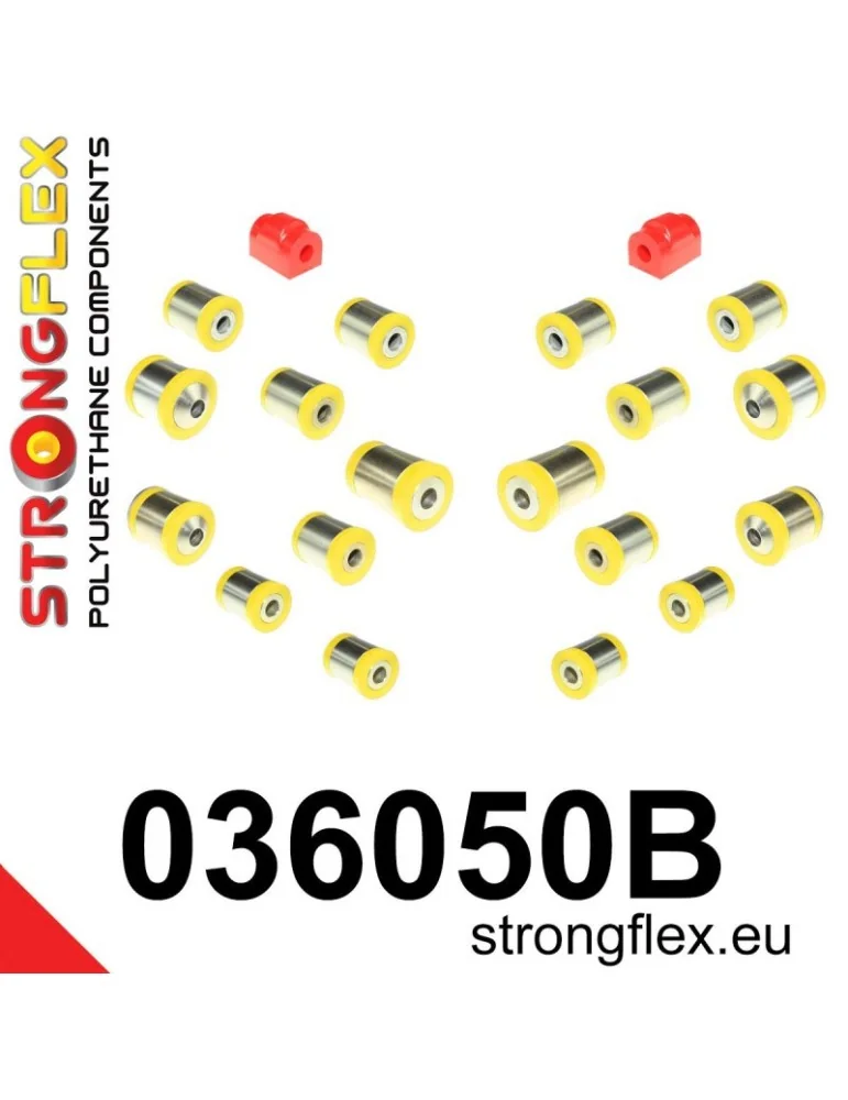 Kit Silent block Polyuréthane Train Avant et Arrière BMW 1 Series F20 F21