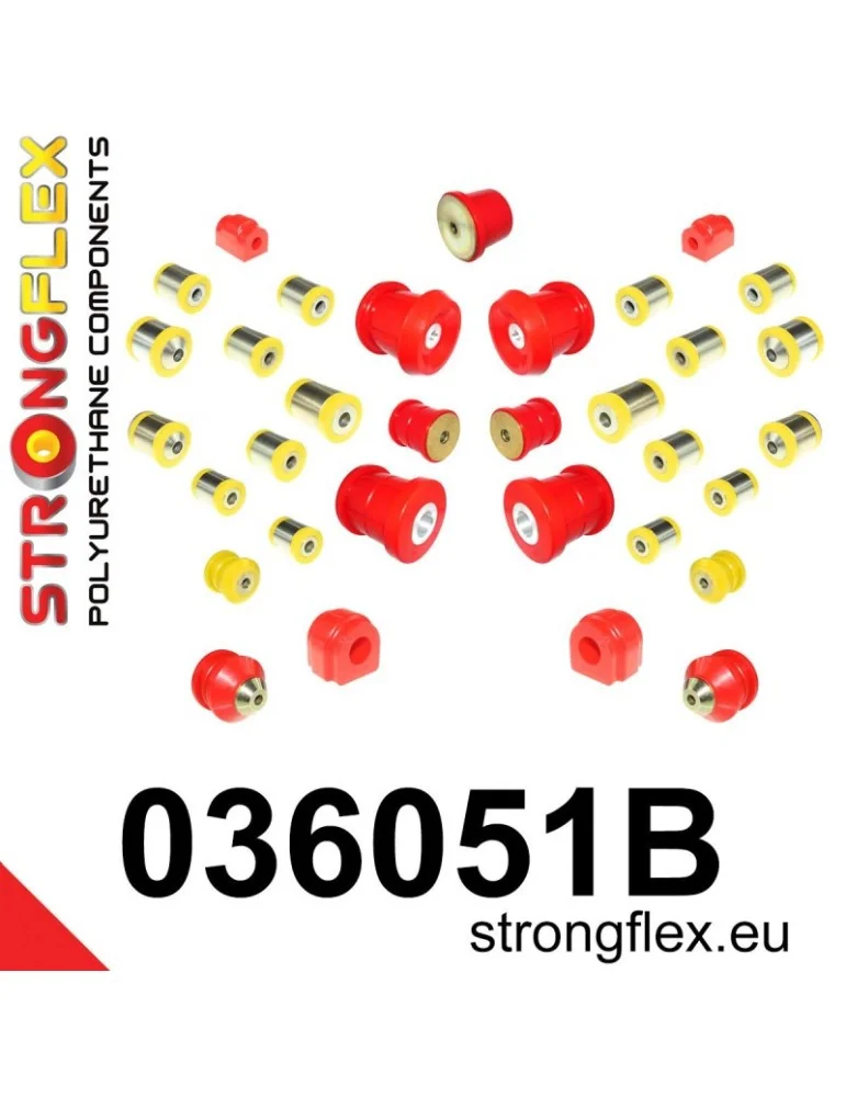 Kit Silent block Polyuréthane Train Avant BMW 1 Series F20 F21