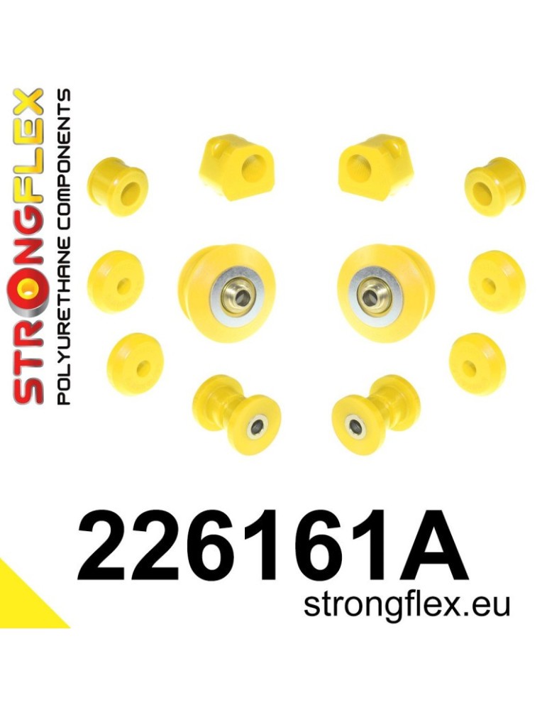 Kit SPORT Silent block Polyuréthane Train Avant Volkswagen Polo III 94-01 6N