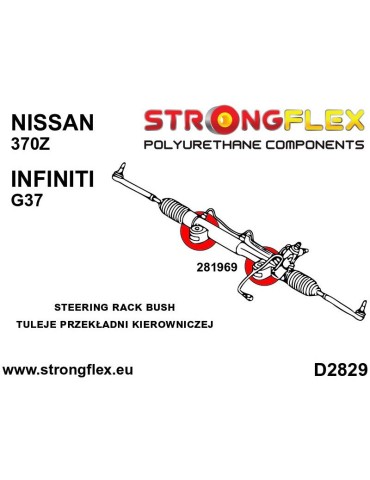 Silent block Polyuréthane kit SPORT Train de Suspension  Infiniti G37 07-13
