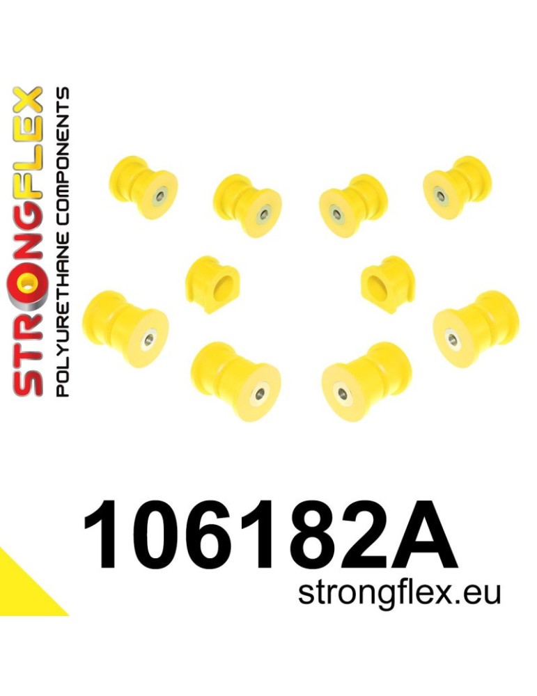 Kit SPORT Silent block Polyuréthane Train Avant Mazda RX-7 FD 92-02