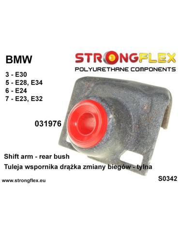  Silent block Polyuréthane SPORT bras de levier de vitesses Arrière BMW 5 E28
