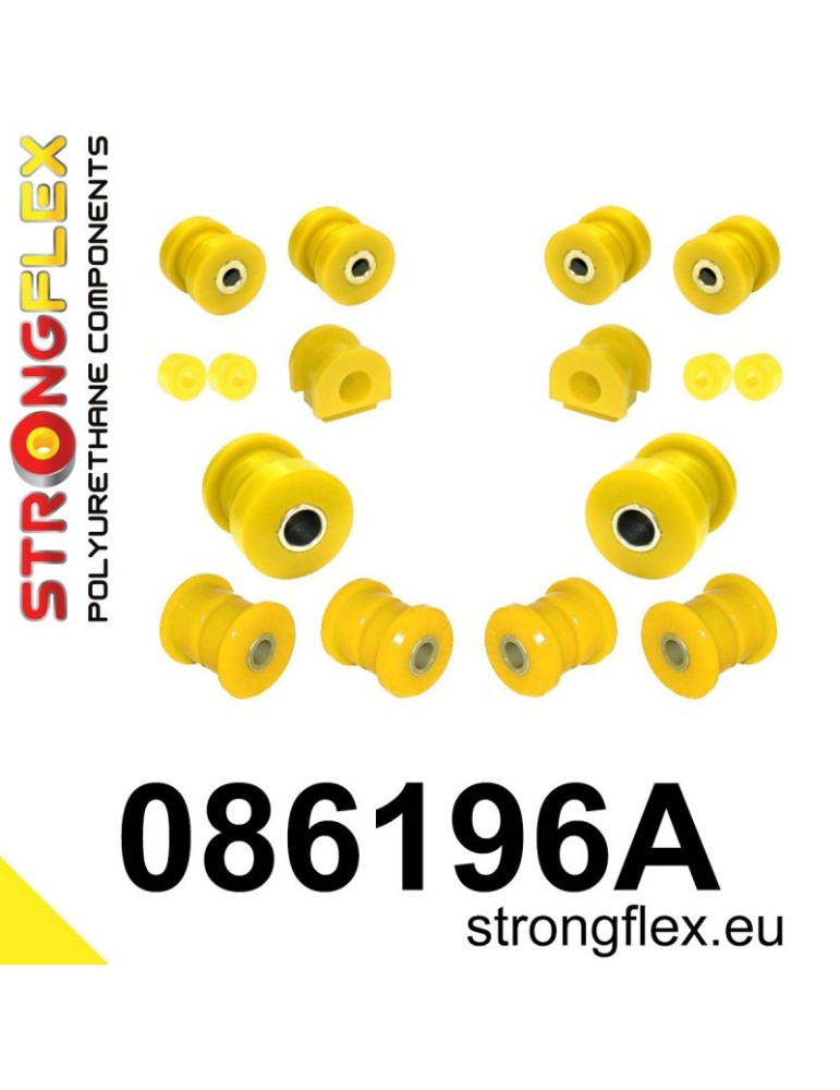 Kit SPORT Silent block Polyuréthane Train Avant Acura Integra III Type R